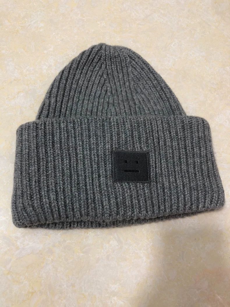 Acne Studios Acne Studios gray knit beanie Size ONE SIZE - 3 Thumbnail