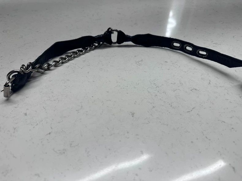 KMRii black leather belt with studs Size ONE SIZE - 2 Thumbnail
