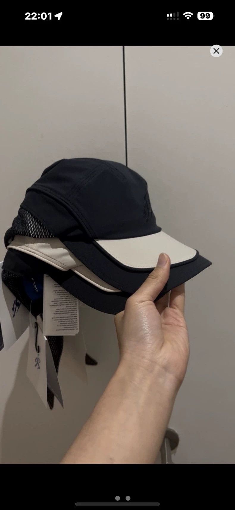 Kiko Kostadinov asics x kiko kostadinov black hat Size ONE SIZE - 7 Thumbnail