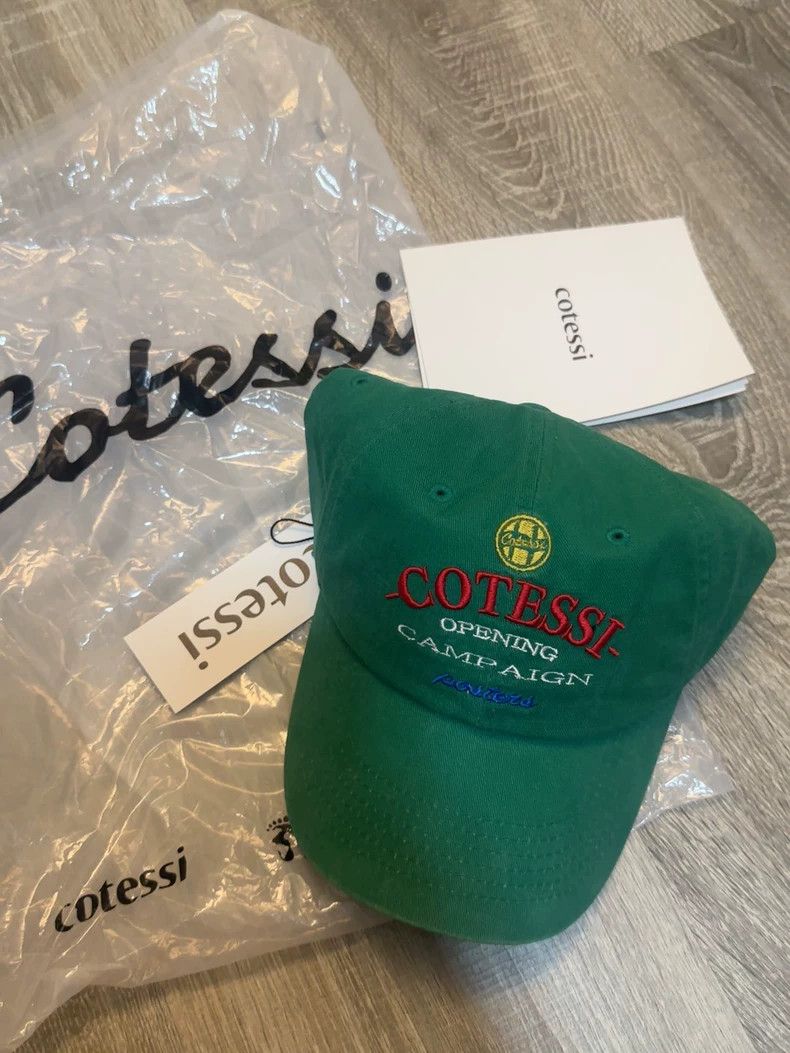 Japanese Brand cotessi green baseball cap Size ONE SIZE - 3 Thumbnail