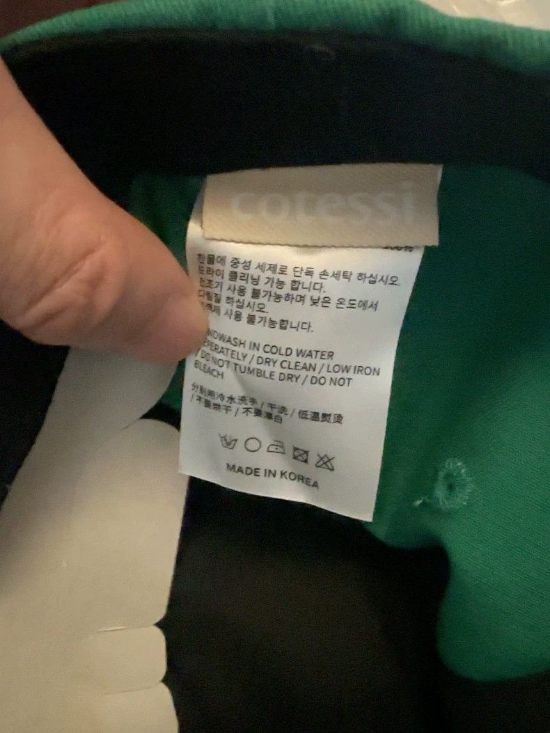 Japanese Brand cotessi green baseball cap Size ONE SIZE - 4 Thumbnail