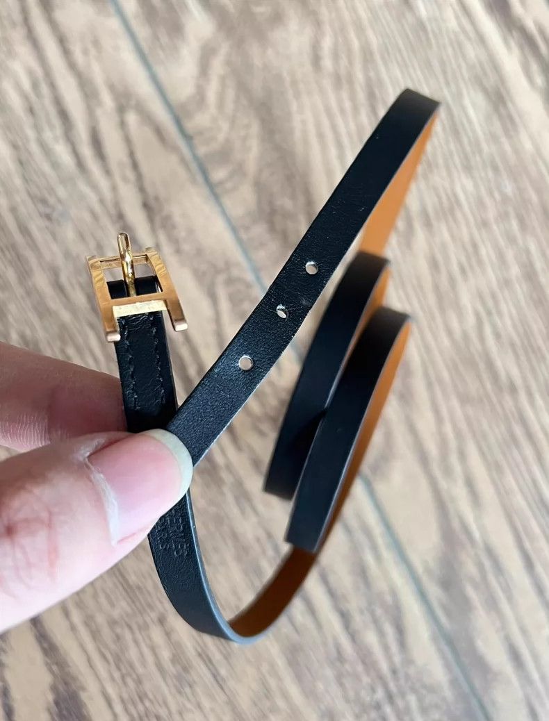 Hermes Hermes Black Gold H Bracelet Size ONE SIZE - 2 Thumbnail