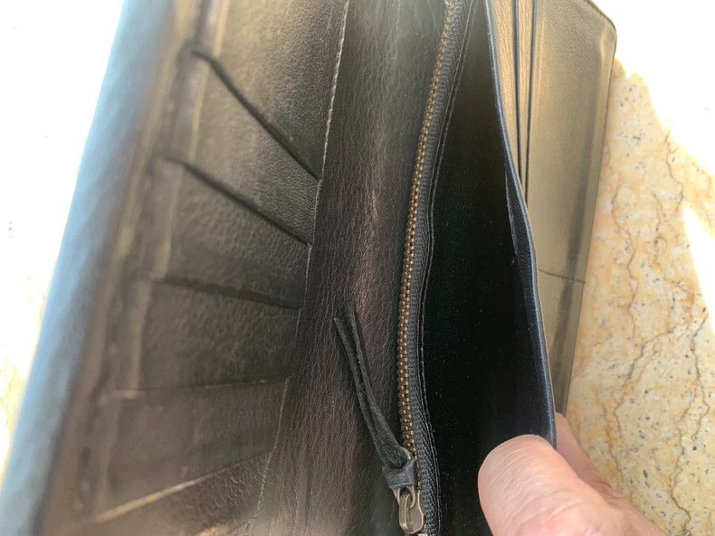 Japanese Brand calee long wallet with chain Size ONE SIZE - 4 Thumbnail