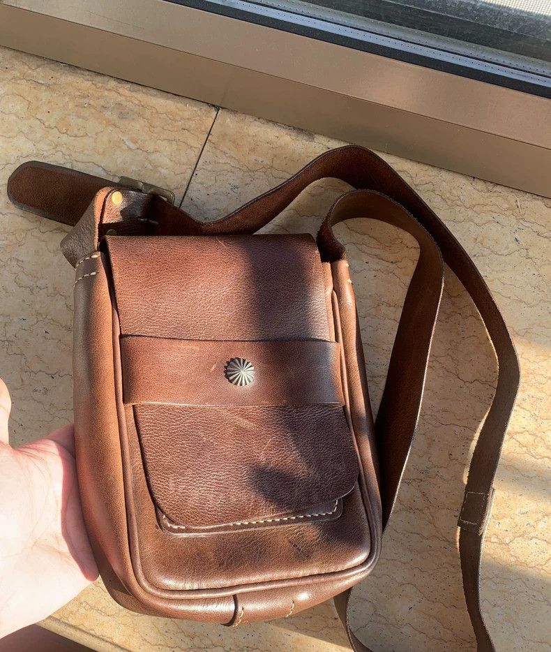 Japanese Brand lucky john brown crossbody bag Size ONE SIZE - 4 Thumbnail