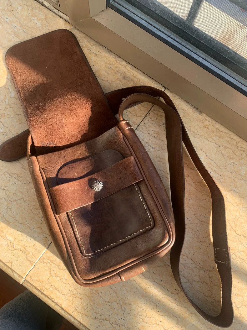 Japanese Brand lucky john brown crossbody bag Size ONE SIZE - 3 Thumbnail