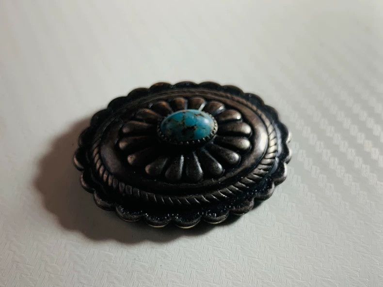 Kapital Navajo Silver Turquoise Buckle Size ONE SIZE - 5 Thumbnail