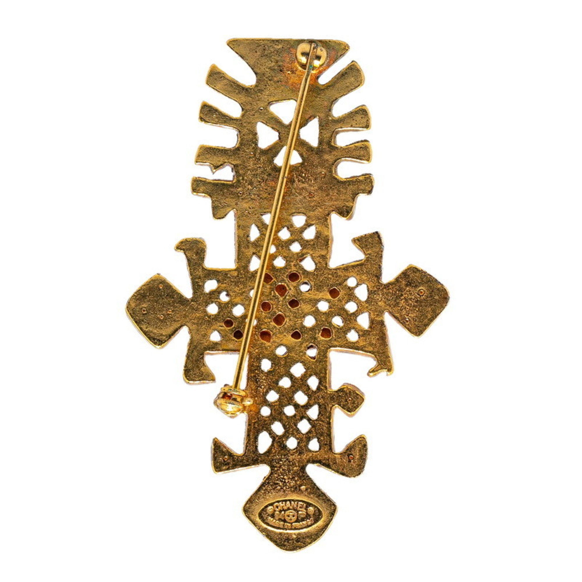 Chanel Chanel Coco Mark brooch Size ONE SIZE - 2 Thumbnail
