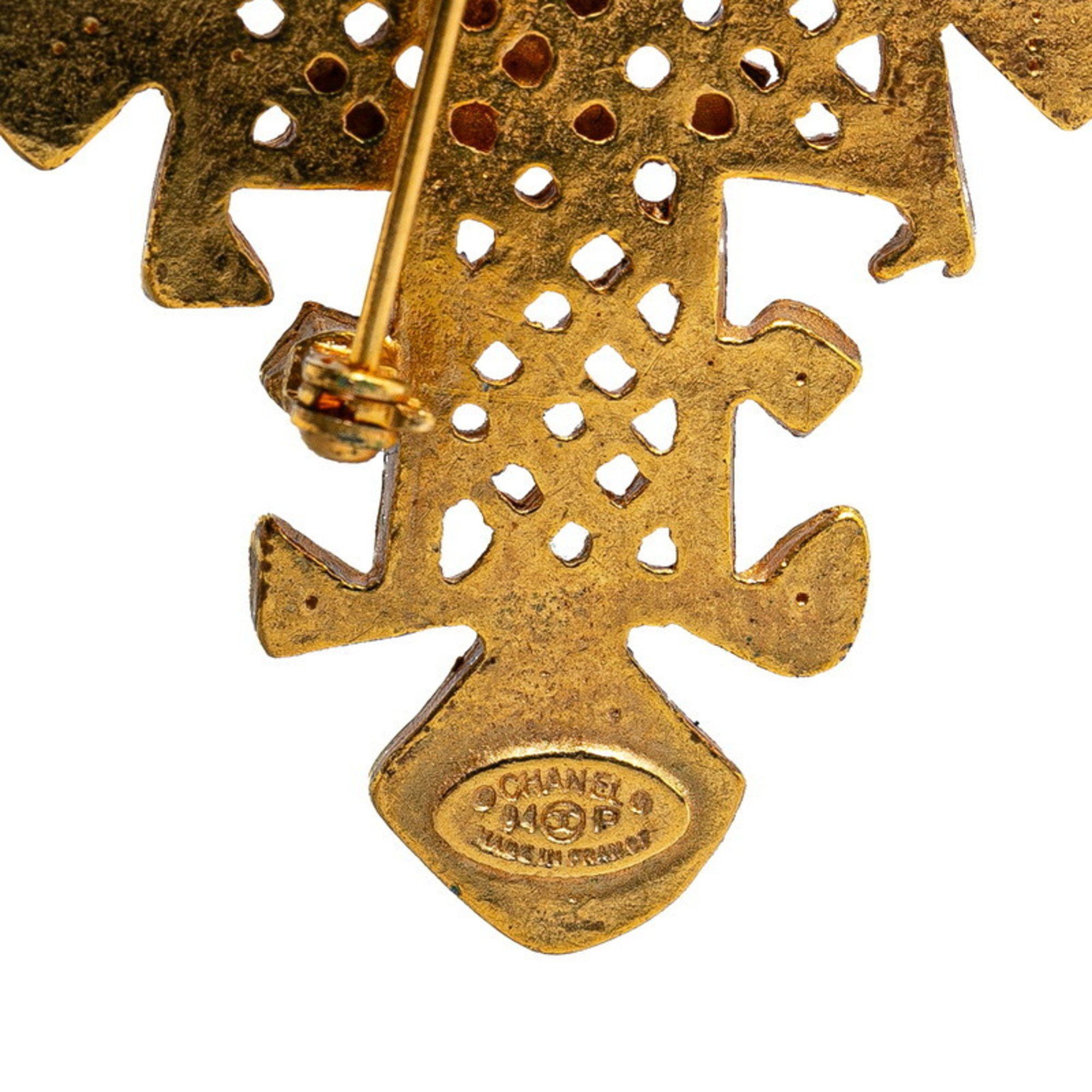 Chanel Chanel Coco Mark brooch Size ONE SIZE - 3 Thumbnail