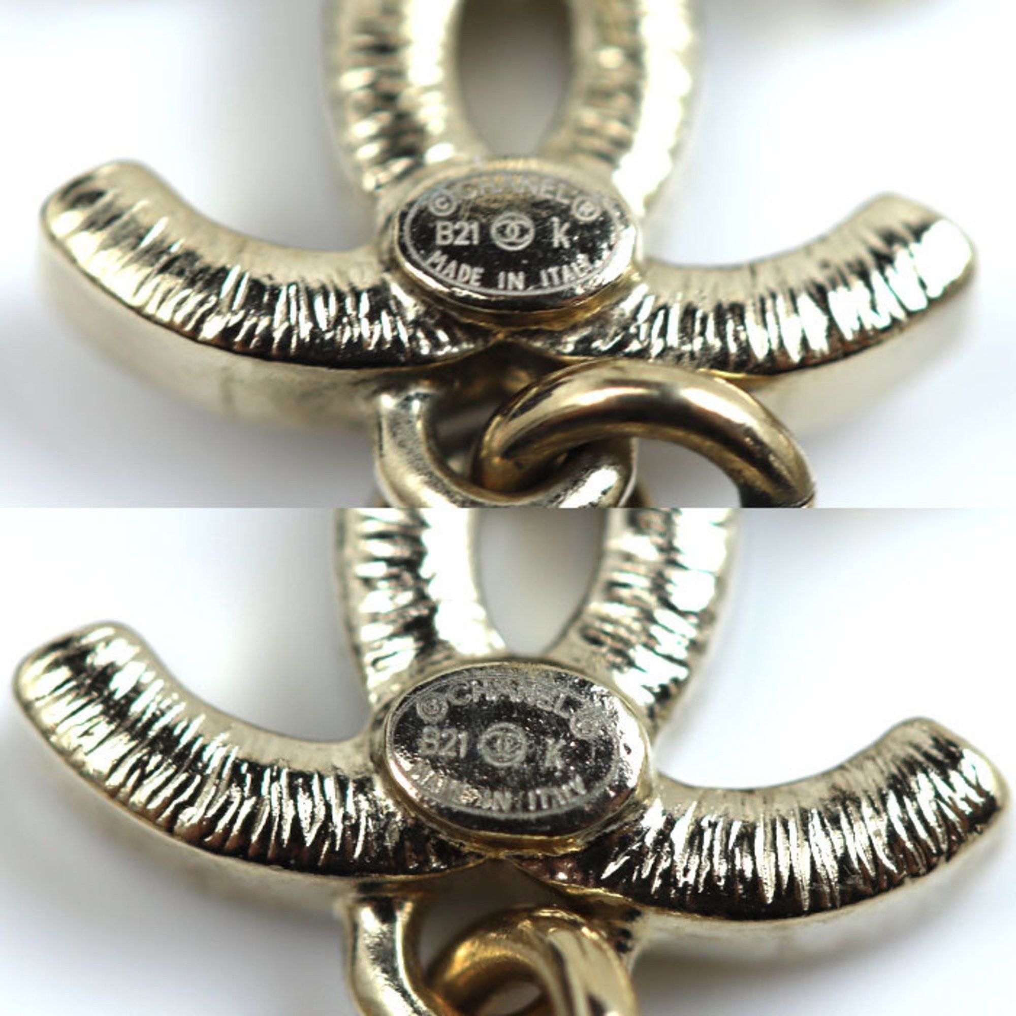 Chanel Chanel Logo CC earring Size ONE SIZE - 5 Thumbnail