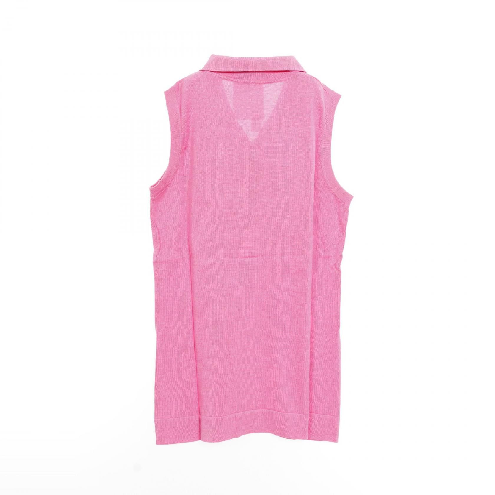 Chanel Chanel Chanel Coco Mark Button Cotton Knitwear Cotton Tops DUTY FREE for USA Size ONE SIZE - 2 Thumbnail