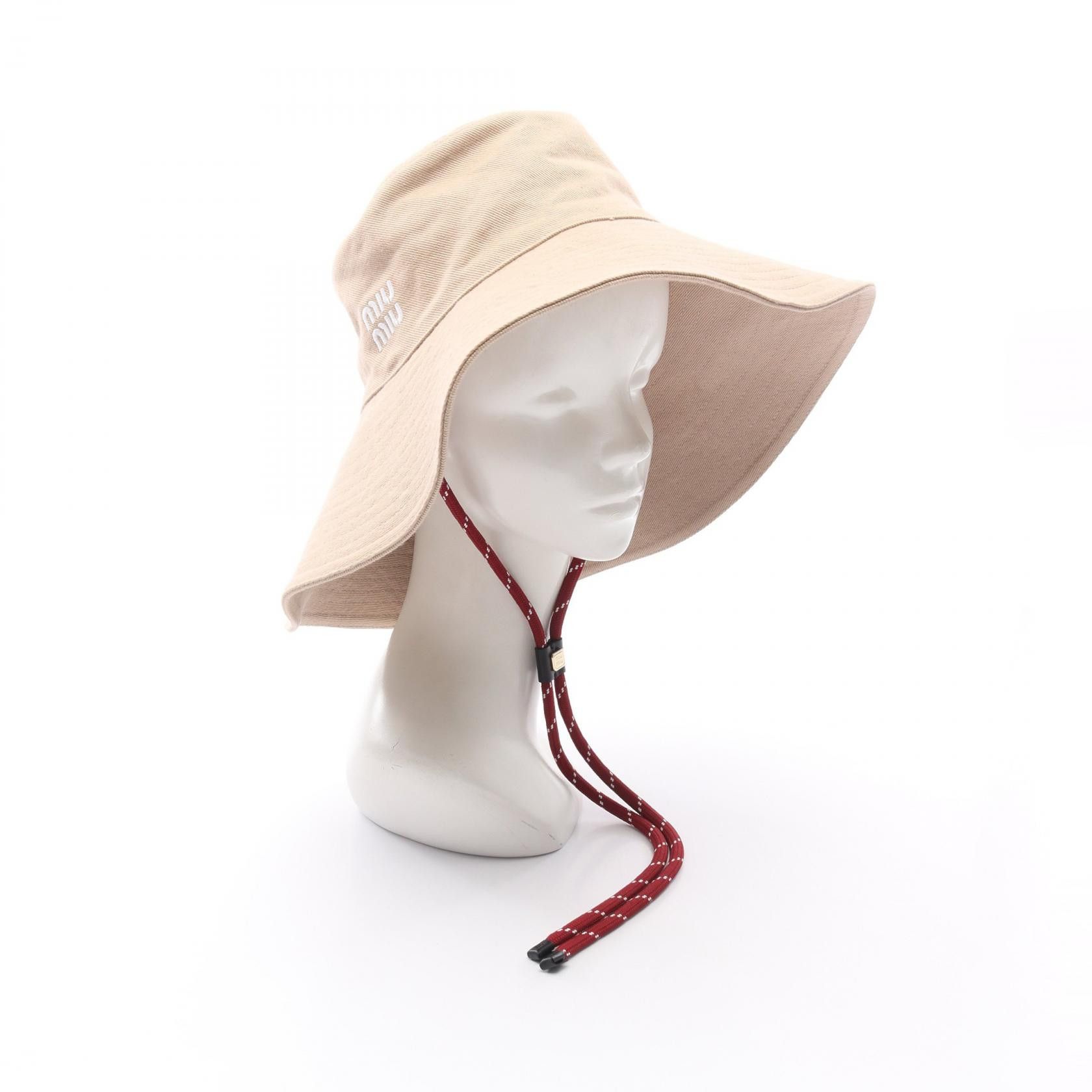 Miu Miu Miu Miu 5HC220 Cotton Hat Cotton Hats 5HC220