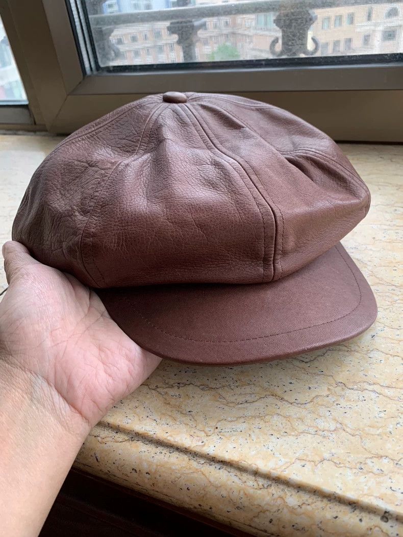 Freewheelers override leather newsboy cap Size ONE SIZE - 3 Thumbnail