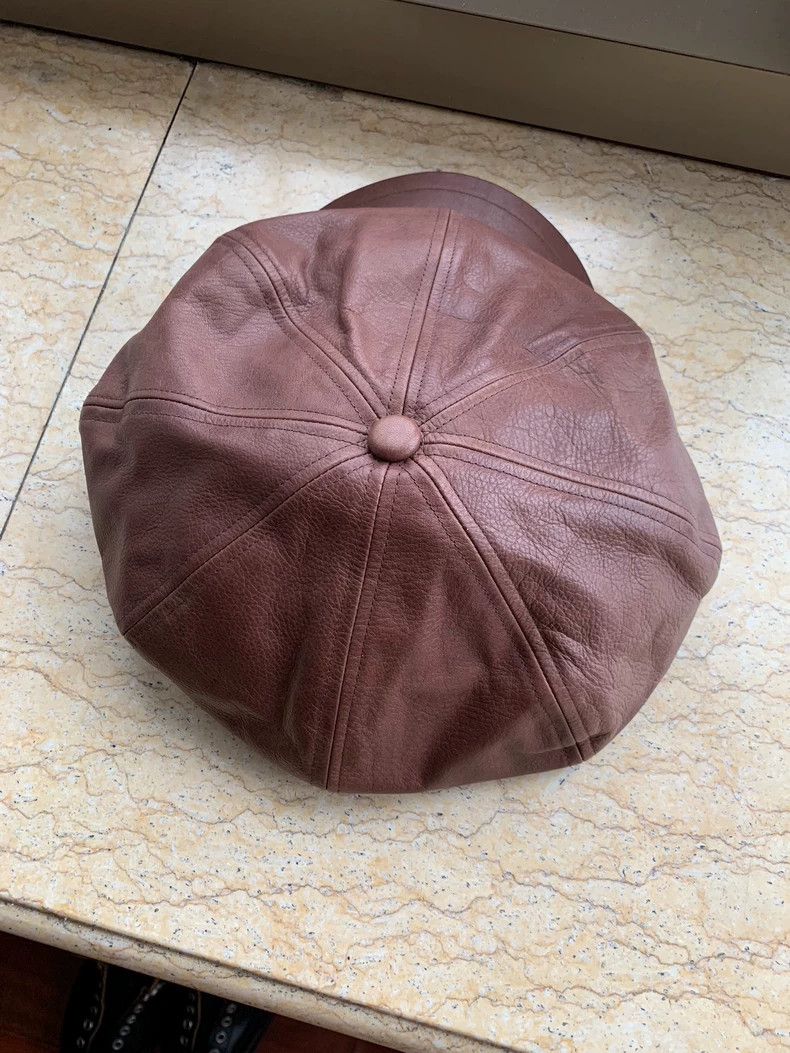 Freewheelers override leather newsboy cap Size ONE SIZE - 5 Thumbnail