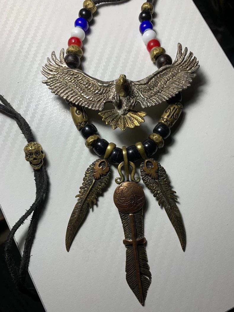 Mastermind Japan japanese galcia eagle pendant necklace Size ONE SIZE - 3 Thumbnail