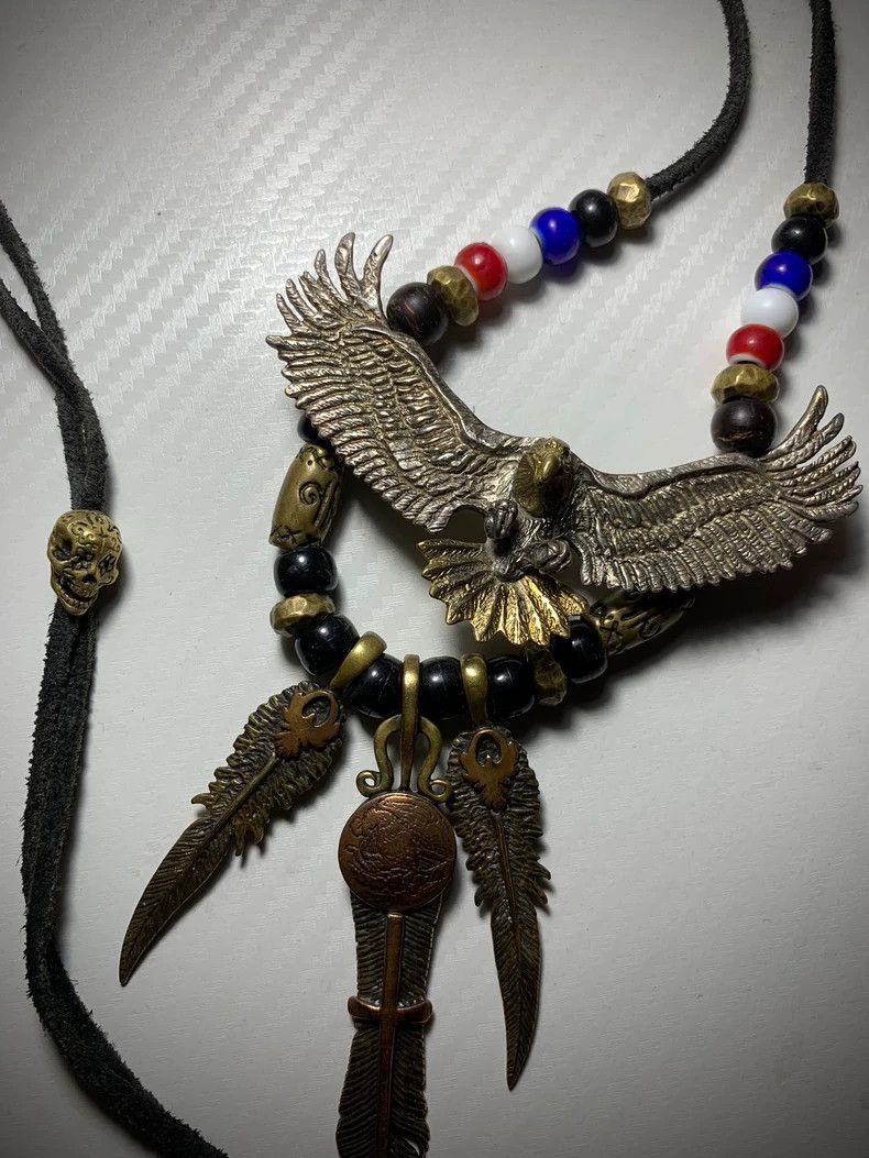 Mastermind Japan japanese galcia eagle pendant necklace Size ONE SIZE - 4 Thumbnail