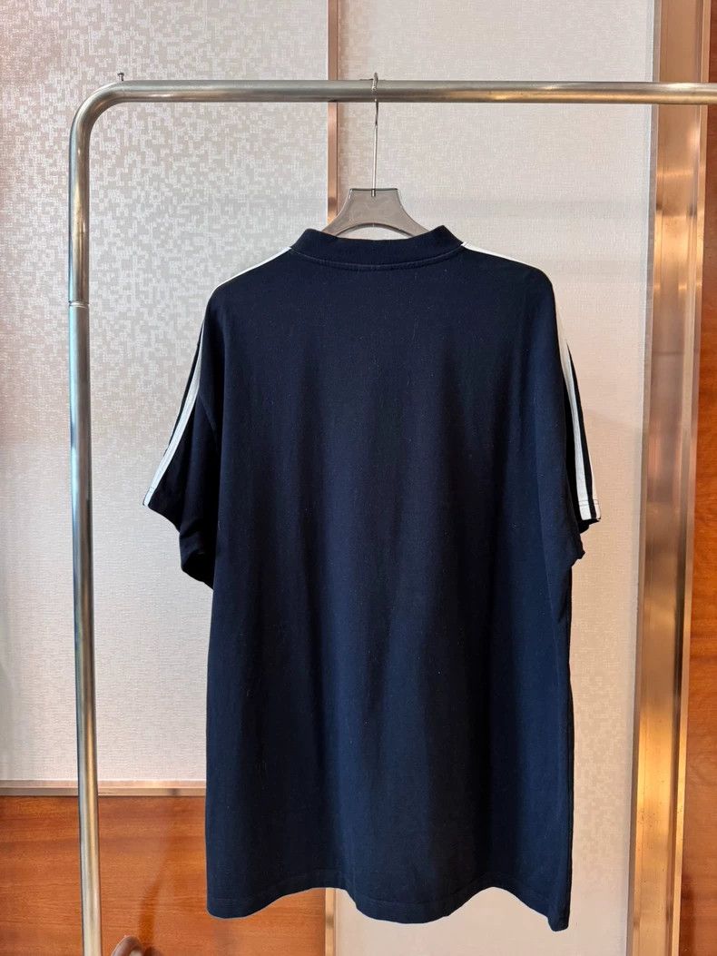 Balenciaga balenciaga x adidas black short sleeve tee Size US S / EU 44-46 / 1 - 2 Thumbnail