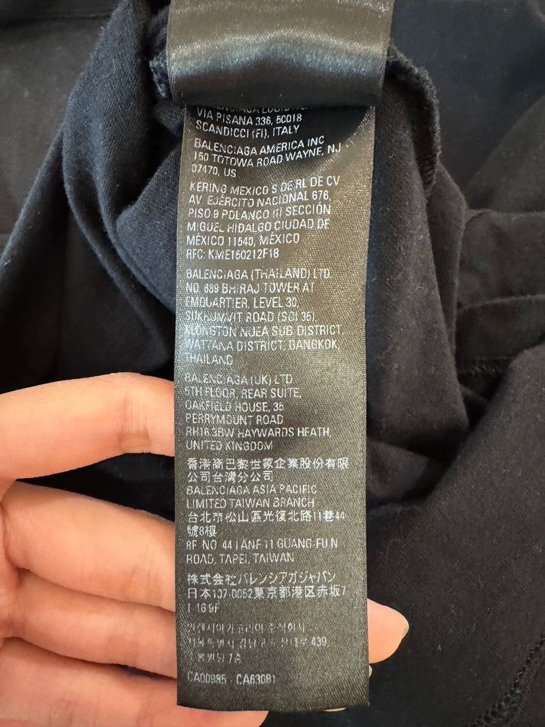 Balenciaga balenciaga x adidas black short sleeve tee Size US S / EU 44-46 / 1 - 5 Thumbnail