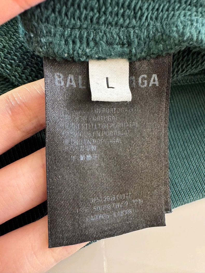 Balenciaga green hoodie L