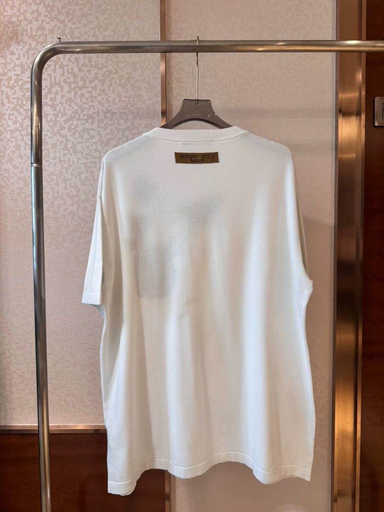 Louis Vuitton LV cartoon knit short sleeve top Size US L / EU 52-54 / 3 - 2 Thumbnail
