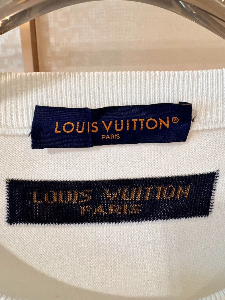 Louis Vuitton LV cartoon knit short sleeve top Size US L / EU 52-54 / 3 - 3 Thumbnail