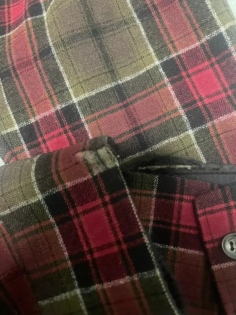 Saint Laurent Paris Saint Laurent red plaid oversize shirt Size US S / EU 44-46 / 1 - 5 Thumbnail