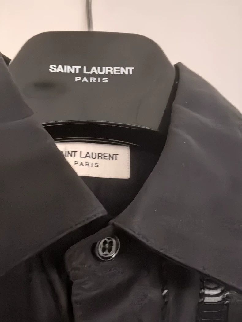 Yves Saint Laurent Saint Laurent 13FW Organza Long Sleeve Shirt Size US S / EU 44-46 / 1 - 3 Thumbnail