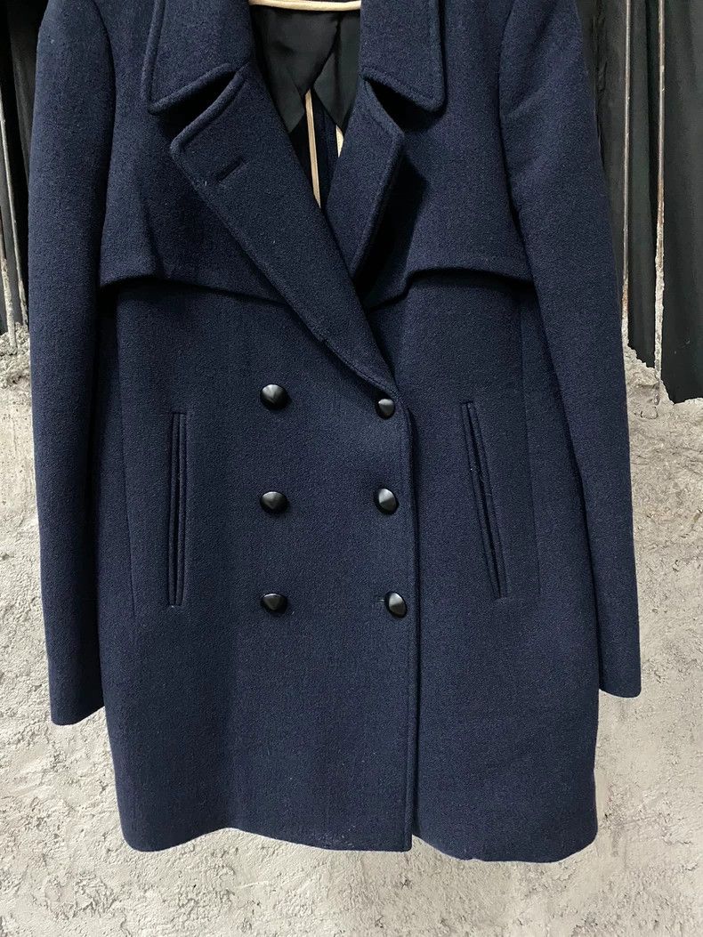 Chloe Chloe navy wool double-breasted coat Size US S / EU 44-46 / 1 - 4 Thumbnail
