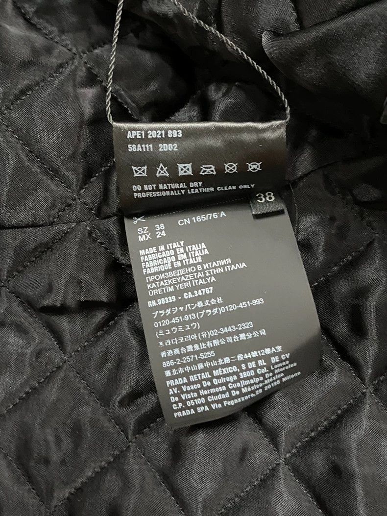 Prada prada brown leather moto jacket Size US S / EU 44-46 / 1 - 7 Thumbnail