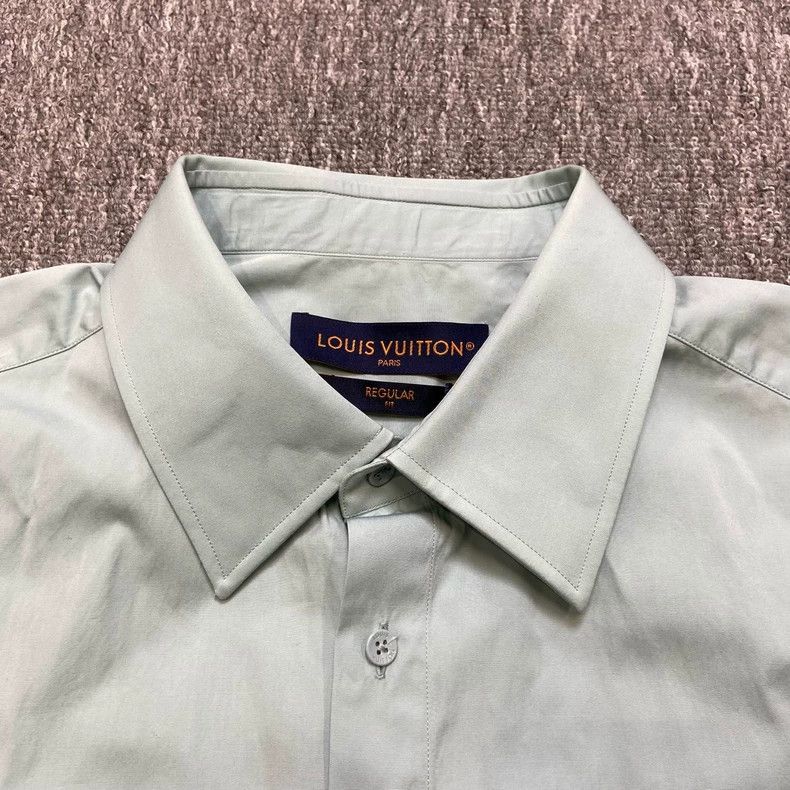 Louis Vuitton louis vuitton mint green short sleeve shirt Size US L / EU 52-54 / 3 - 5 Thumbnail