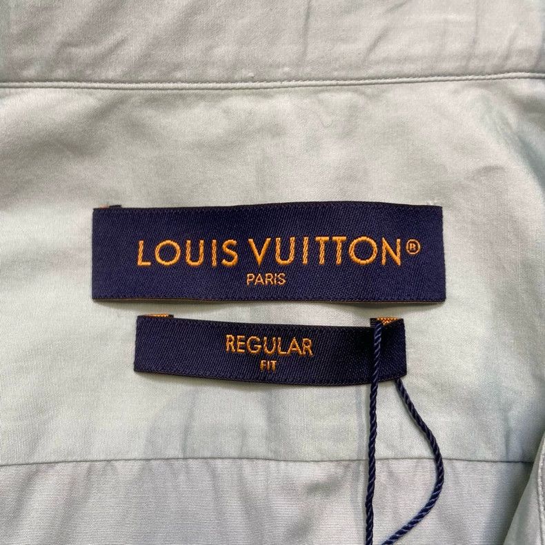 Louis Vuitton louis vuitton mint green short sleeve shirt Size US L / EU 52-54 / 3 - 3 Thumbnail