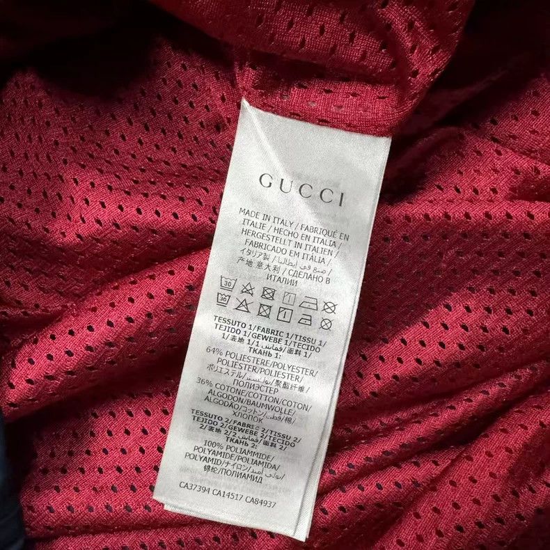 Gucci Gucci Red Blue Stripe Windbreaker Size US L / EU 52-54 / 3 - 3 Thumbnail