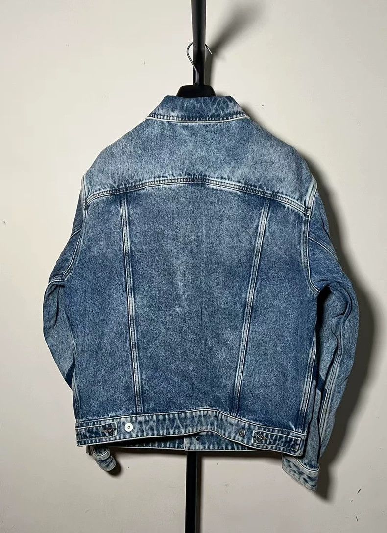 Valentino Valentino New Logo Denim Jacket Size US XL / EU 56 / 4 - 2 Thumbnail
