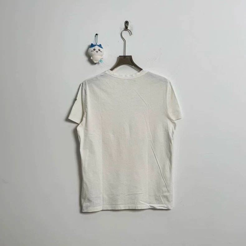 Moncler Moncler white short sleeve T-shirt Size US L / EU 52-54 / 3 - 4 Thumbnail