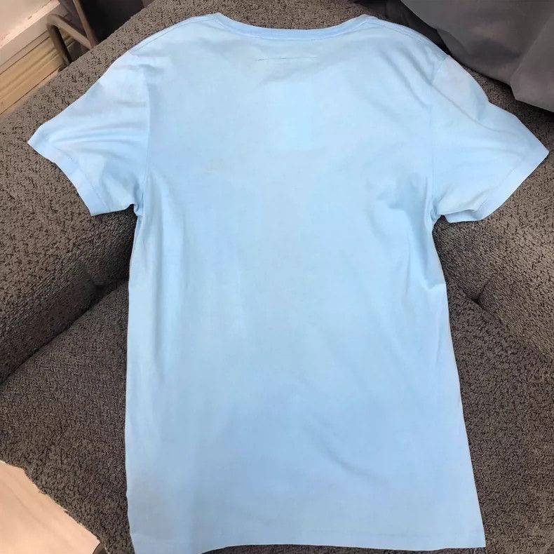 Burberry Burberry light blue short sleeve tee Size US XXS / EU 40 - 2 Thumbnail