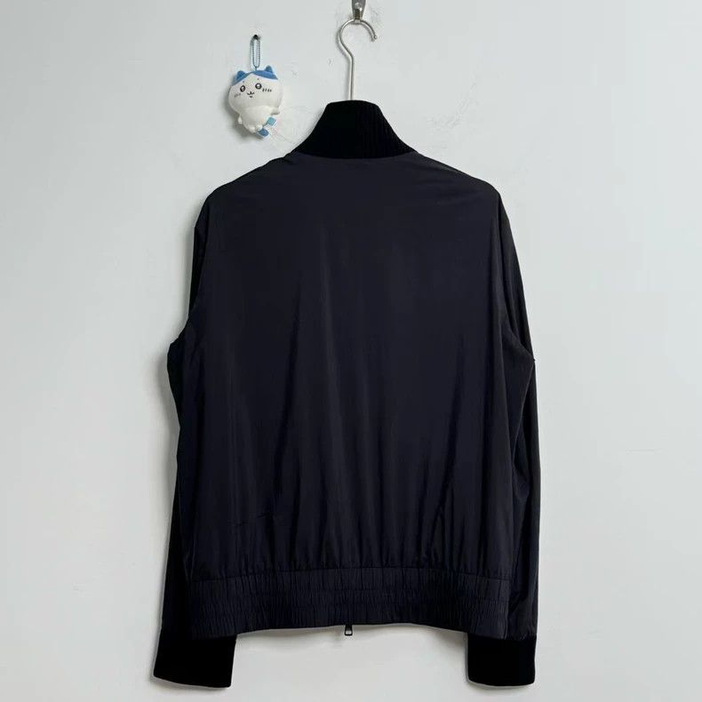 Moncler Moncler Black Logo Zip Jacket Size US M / EU 48-50 / 2 - 2 Thumbnail