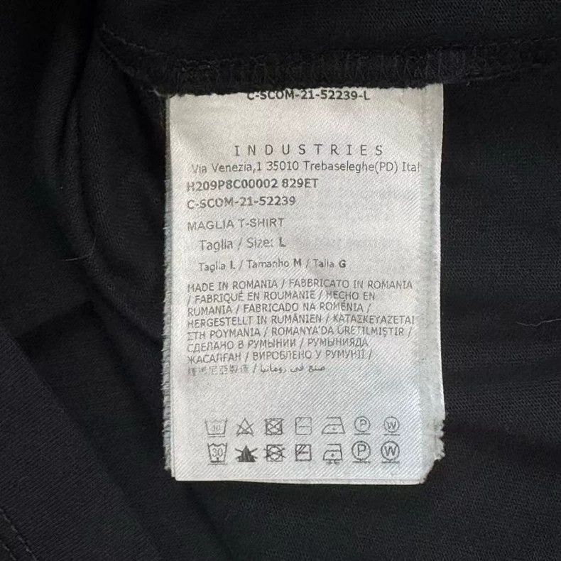 Moncler Moncler Black Short Sleeve T-Shirt Size US L / EU 52-54 / 3 - 4 Thumbnail