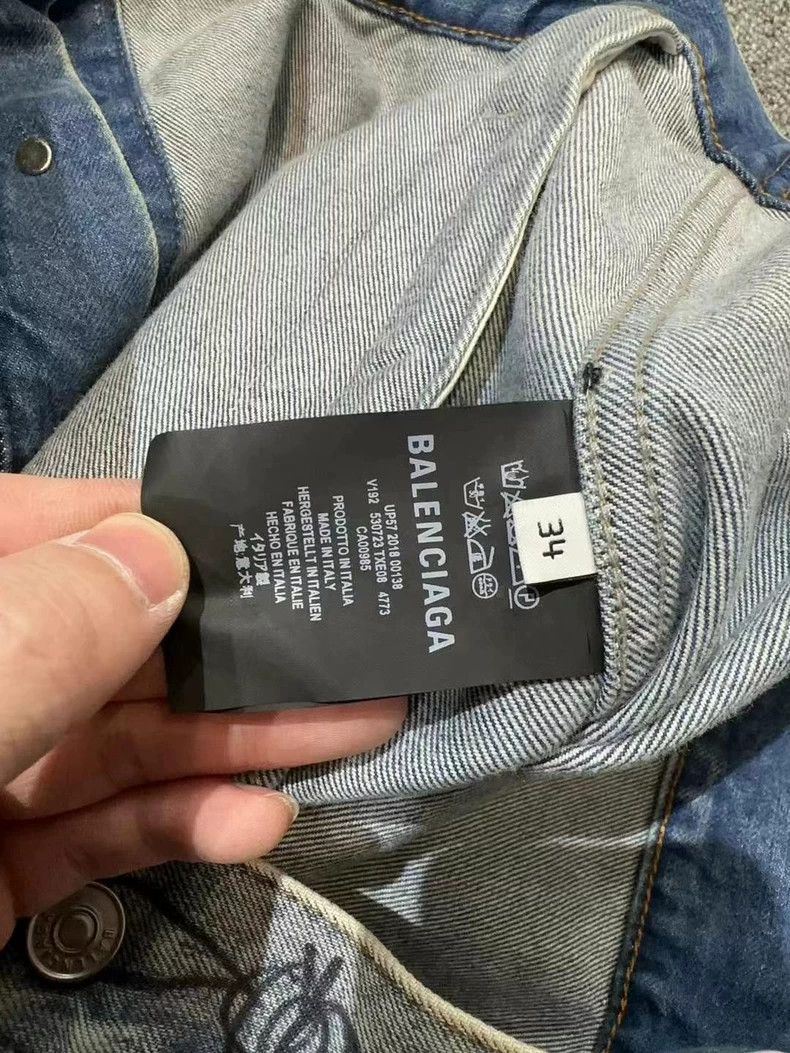 Balenciaga balenciaga graffiti denim jacket Size US XS / EU 42 / 0 - 6 Thumbnail