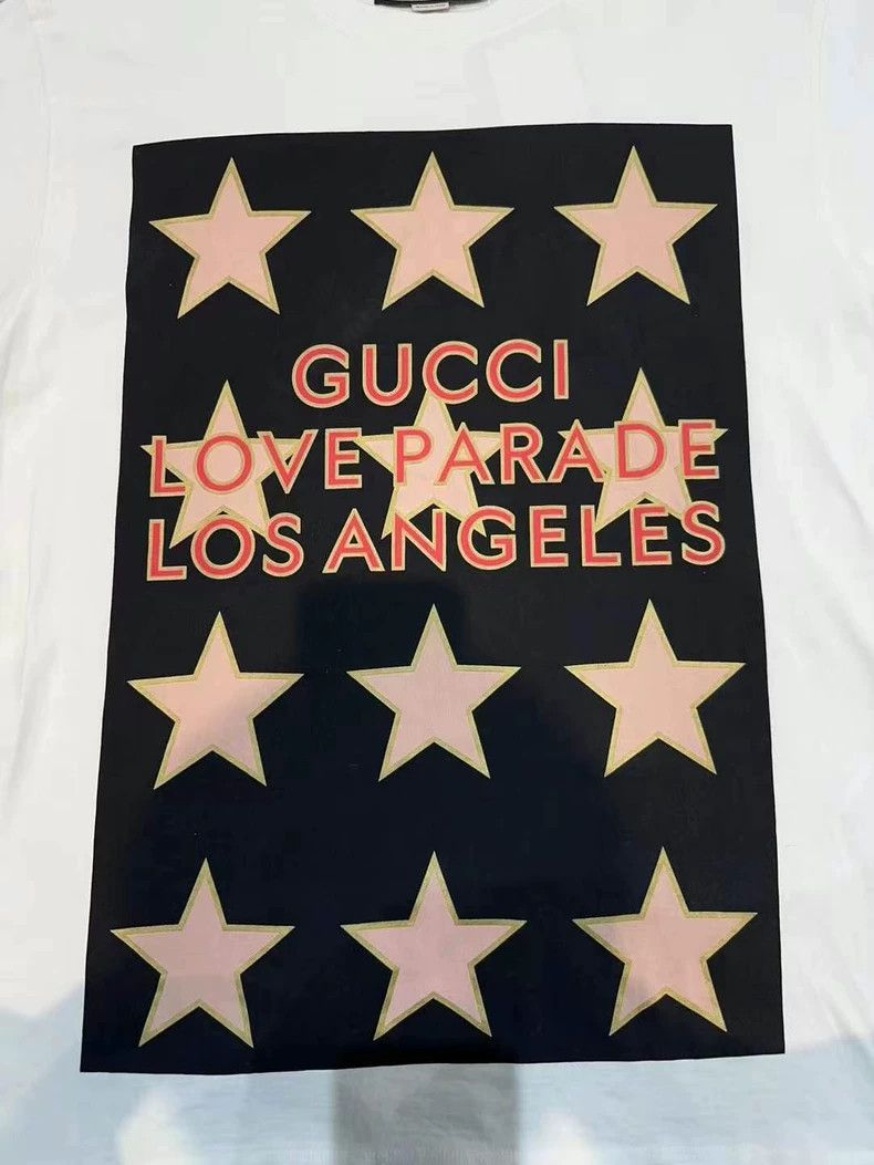 Gucci Gucci Star Letter Print Short Sleeve Size US L / EU 52-54 / 3 - 3 Thumbnail