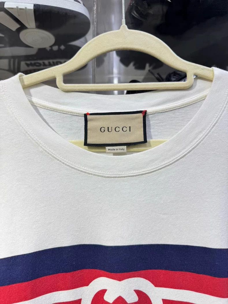 Gucci gucci white short sleeve printed t-shirt Size US S / EU 44-46 / 1 - 3 Thumbnail