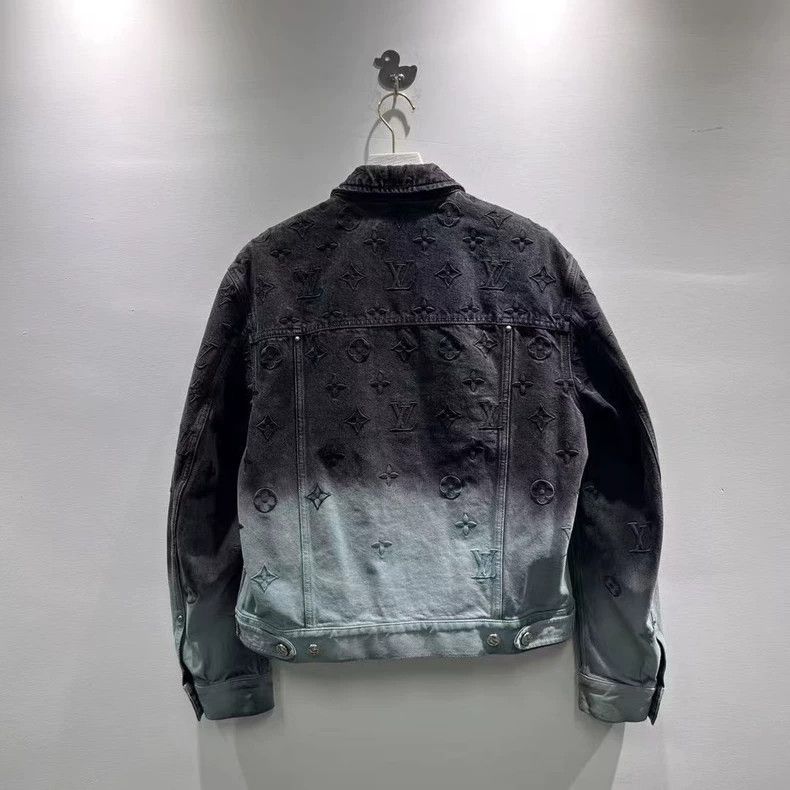 Louis Vuitton LV Embroidered Gradient Denim Jacket Size US M / EU 48-50 / 2 - 2 Thumbnail
