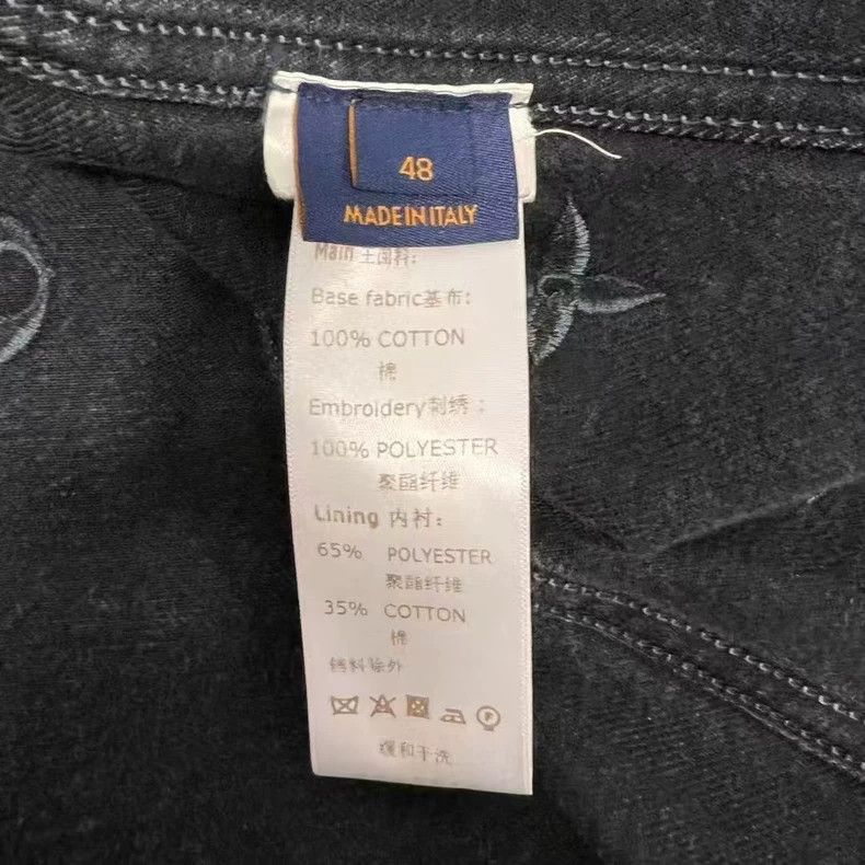 Louis Vuitton LV Embroidered Gradient Denim Jacket Size US M / EU 48-50 / 2 - 3 Thumbnail
