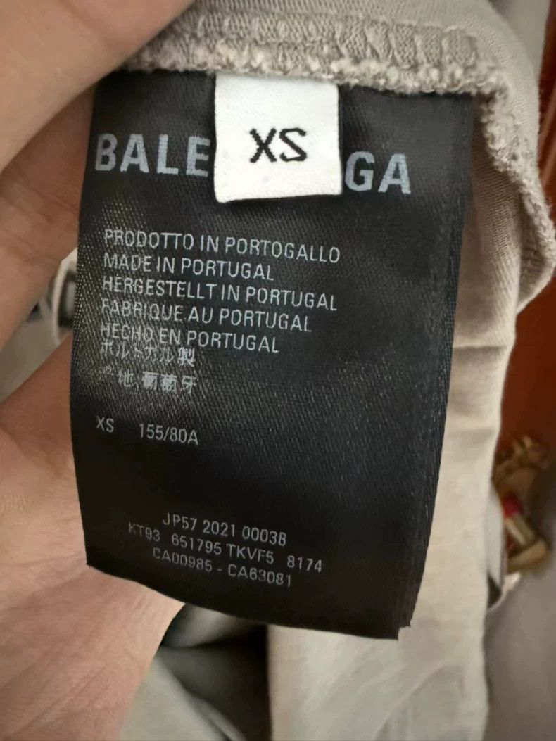 Balenciaga balenciaga gray short sleeve tee Size US XS / EU 42 / 0 - 4 Thumbnail