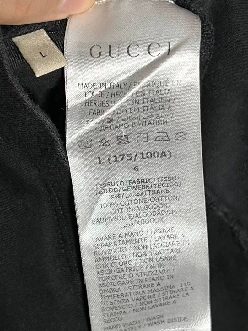 Gucci Gucci Black Short Sleeve Tee Size US L / EU 52-54 / 3 - 4 Thumbnail