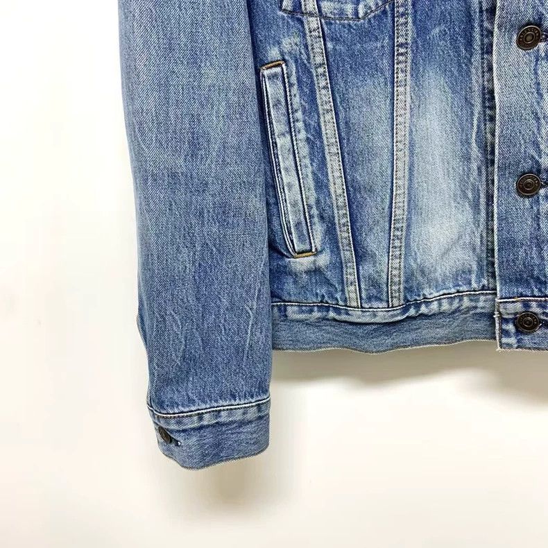 Balenciaga Balenciaga denim jacket with back print Size US XS / EU 42 / 0 - 5 Thumbnail