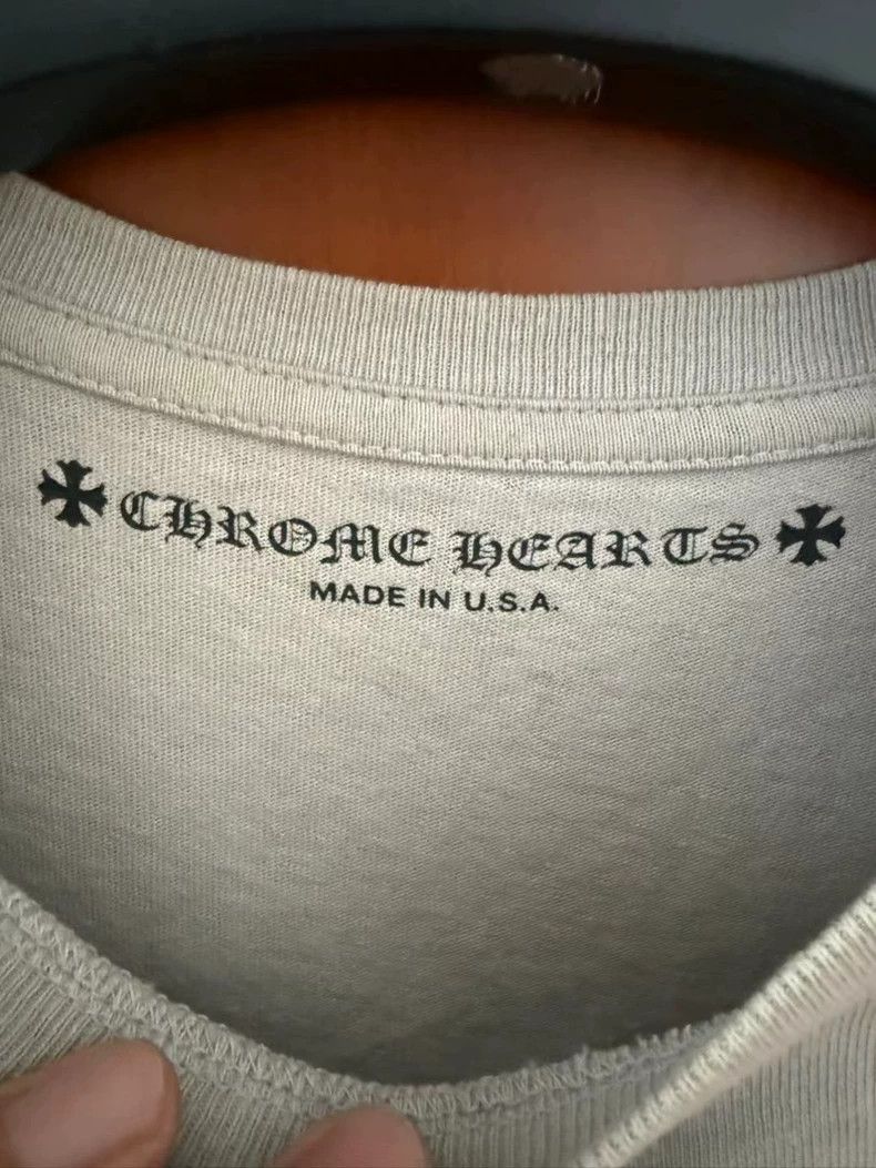 Chrome Hearts Chrome Hearts gray short sleeve tee Size US L / EU 52-54 / 3 - 3 Thumbnail