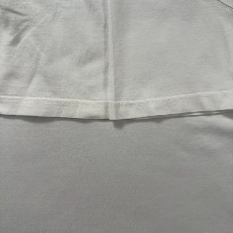 Dior Dior White Stamp Embroidered Short Sleeve Size US S / EU 44-46 / 1 - 6 Thumbnail
