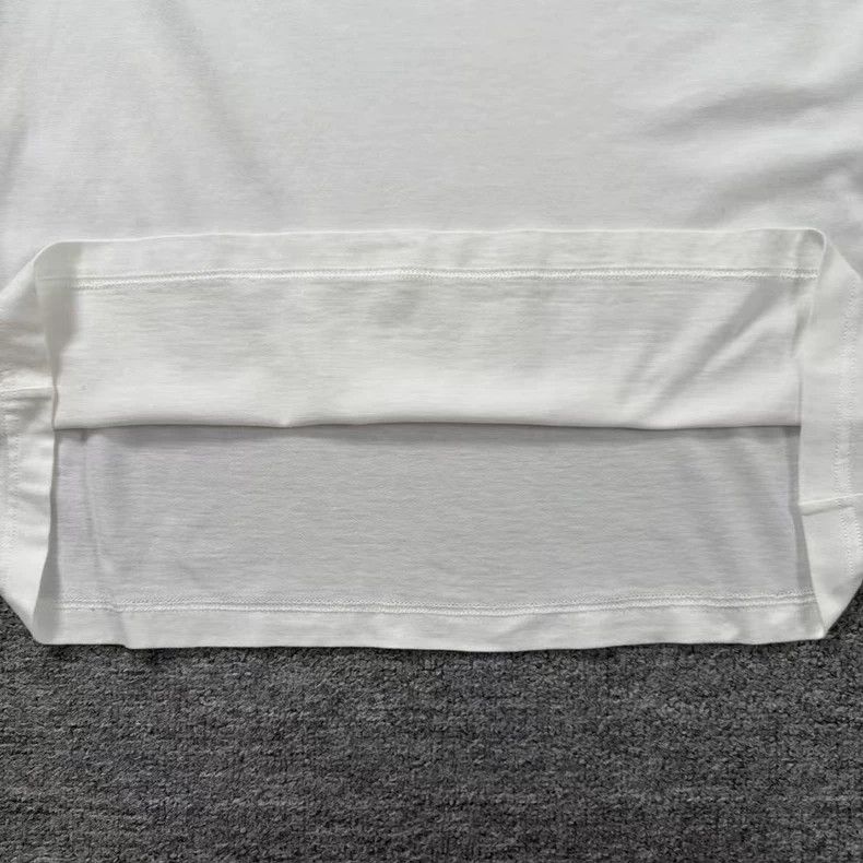 Dior Dior White Stamp Embroidered Short Sleeve Size US S / EU 44-46 / 1 - 5 Thumbnail