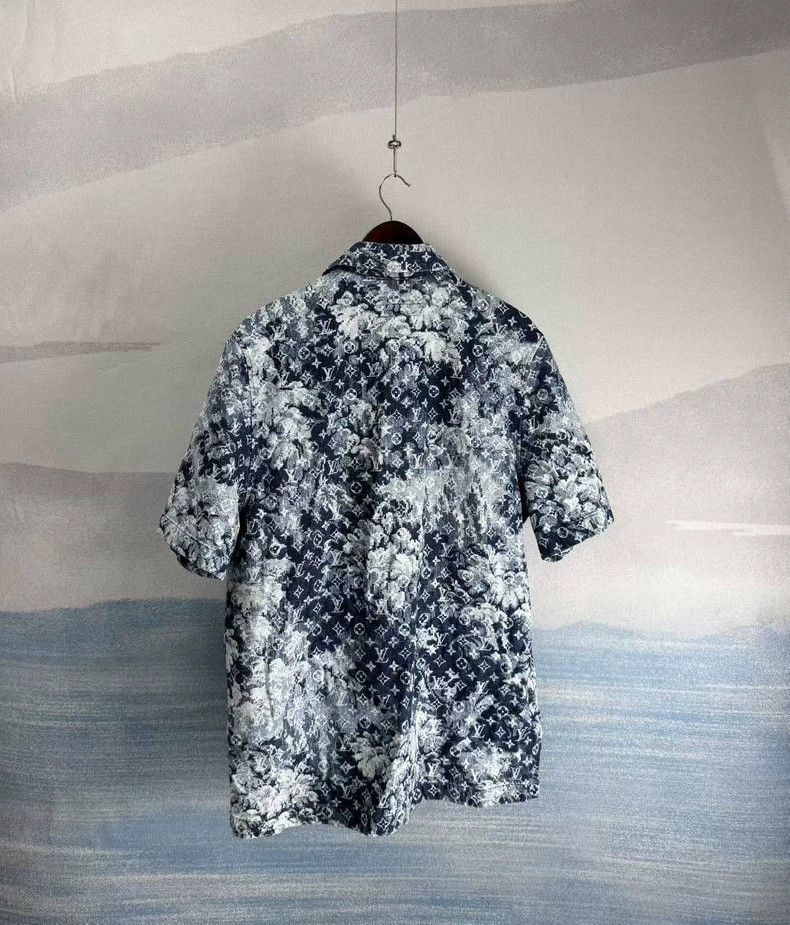 Louis Vuitton Louis Vuitton LV denim short sleeve shirt Size US L / EU 52-54 / 3 - 3 Thumbnail
