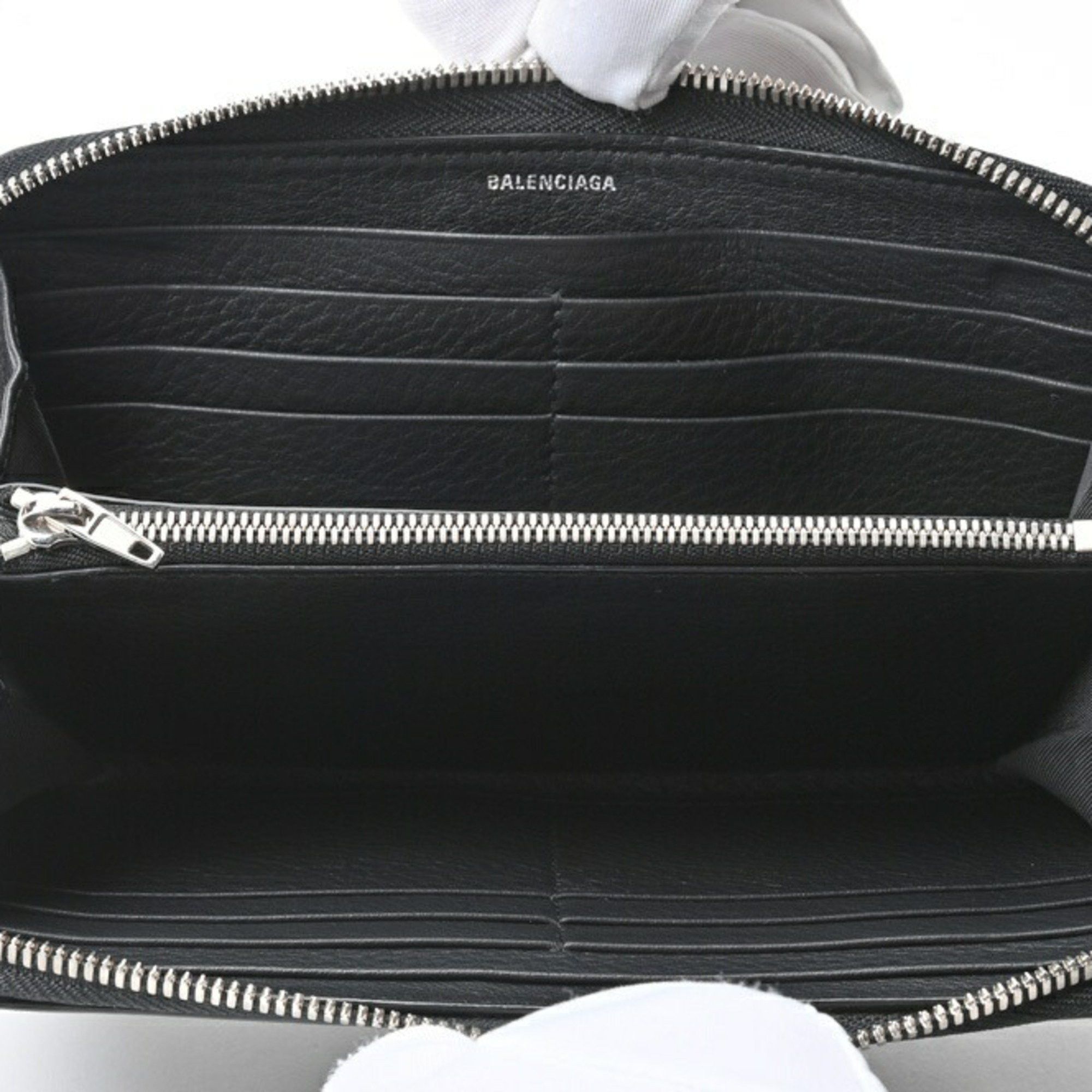 Balenciaga Balenciaga Continental Zip Around wallet Size ONE SIZE - 4 Thumbnail