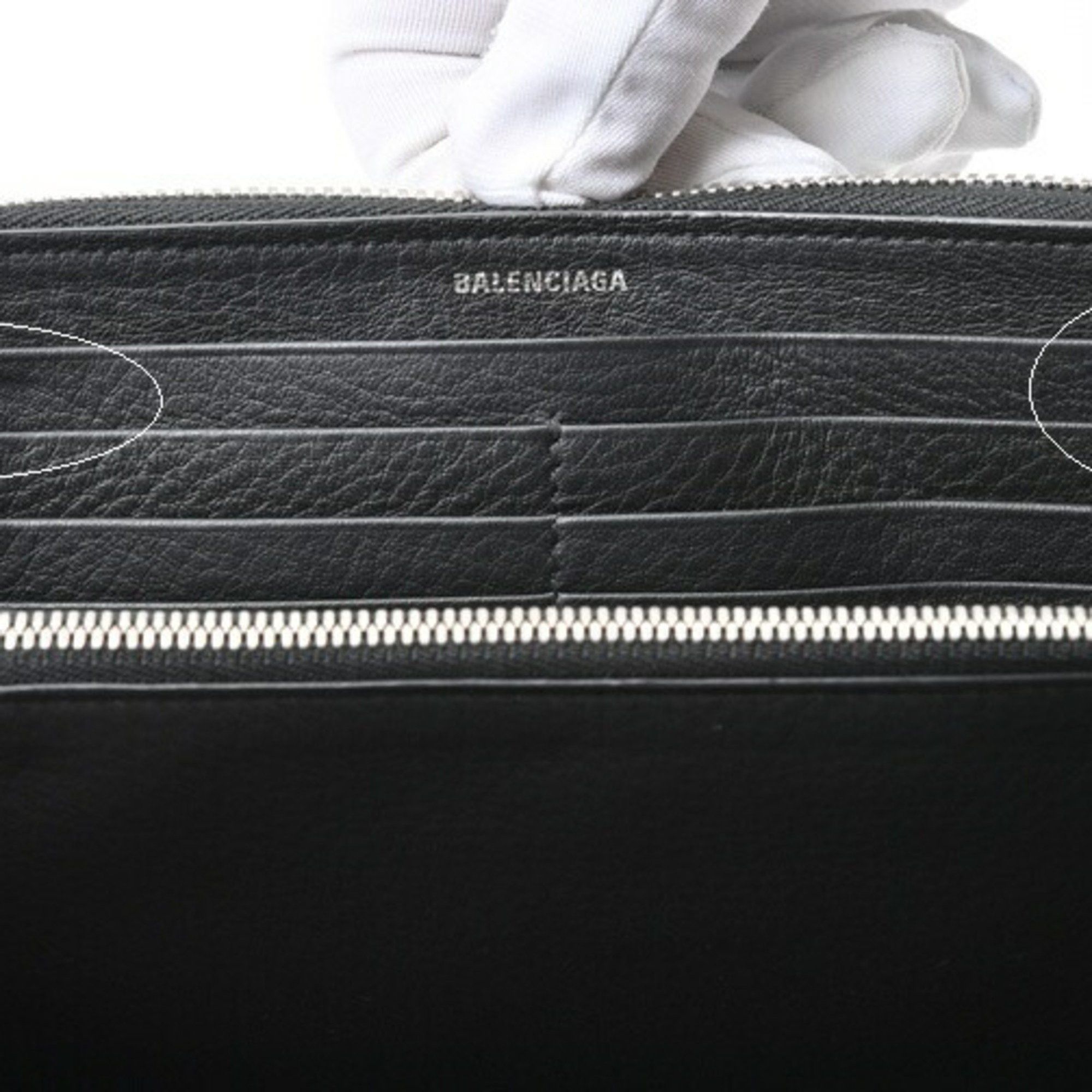 Balenciaga Balenciaga Continental Zip Around wallet Size ONE SIZE - 5 Thumbnail